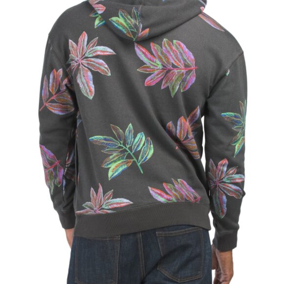 NEW SCOTCH & SODA Floral Aop Twisted Hoodie FLORAL MULTI for men 462mtn - Picture 2 of 6